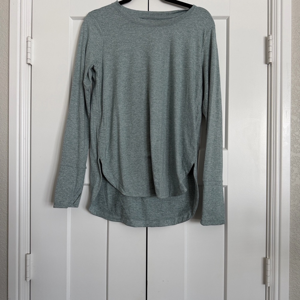 Athleta Long Sleeve Top - Heather Gray